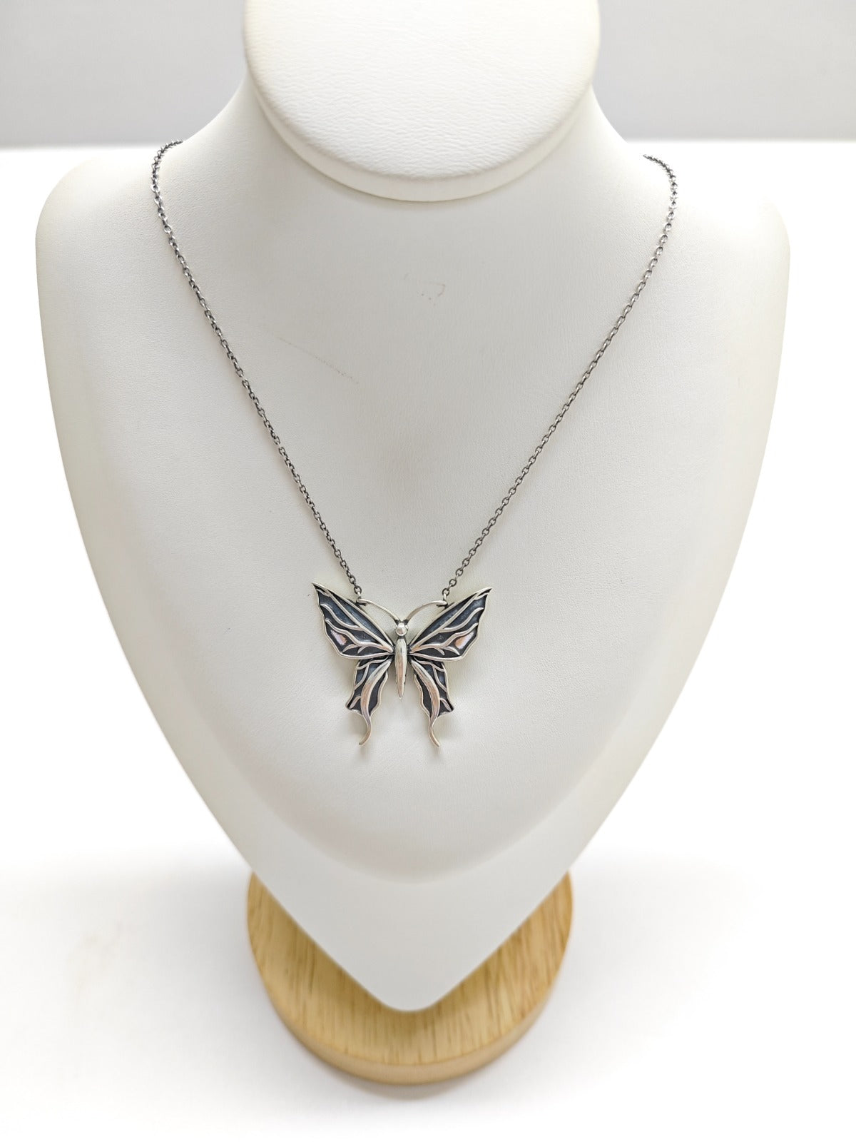 Anubace Reversible Woodland Butterfly Necklace